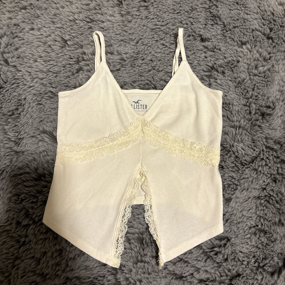 Hollister Cream Lace Camisole